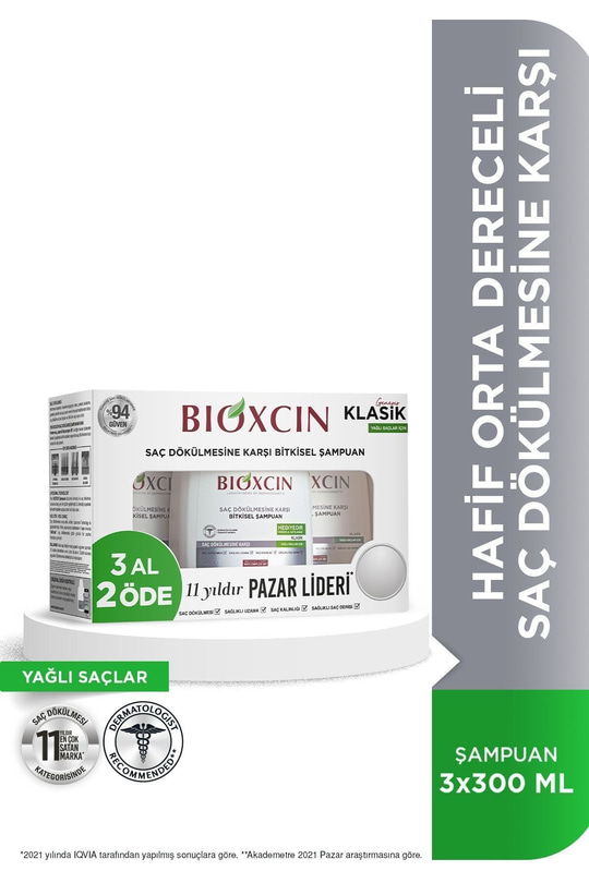 Bioxcin Genesis Yağlı Saçlar İçin Şampuan 300 ml - 3 Al 2 Öde
