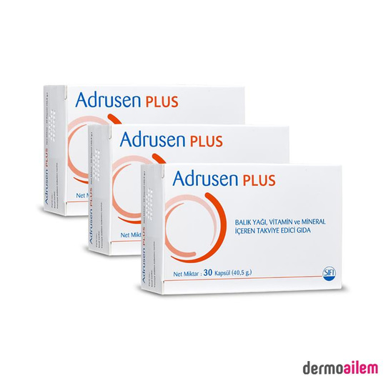 Adrusen Plus 30 Kapsül 3 Adet