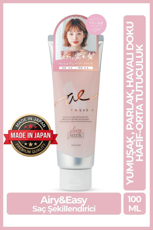 Cosmetex Roland Airy & Easy Glossy Hair Milk Jelly Besleyici ve Parlak Saç Şekillendirici