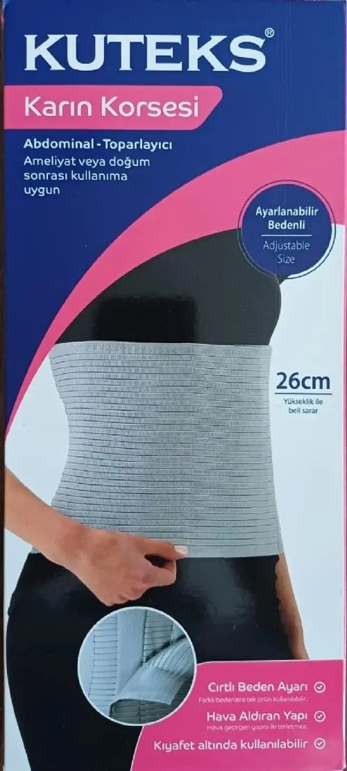 Kuteks Abdominal Karın Korsesi Standart