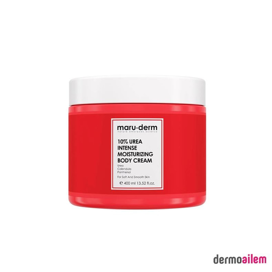 Maruderm Vücut Kremi | %10 Urea (Üre) Yoğun Nemlendirici Vücut Kremi 400 ML