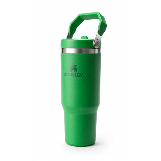 Stanley The Iceflow Flip Straw 0.89 lt Pipetli Termos Bardak Koyu Yeşil
