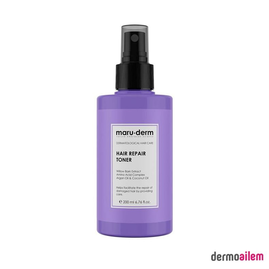 Maruderm Saç Tonik | Onarıcı Saç Bakım Toniği 200 ML | Yıpranmış Zayıf Saçlar | Vegan