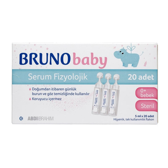 Bruno Baby Serum Fizyolojik 5 ml x 20 Adet