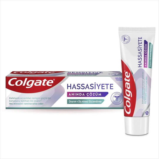Colgate Diş Macunu Hassasiyete Anında Çözüm Onarım + Diş Minesi Güçlendirme 75 ml