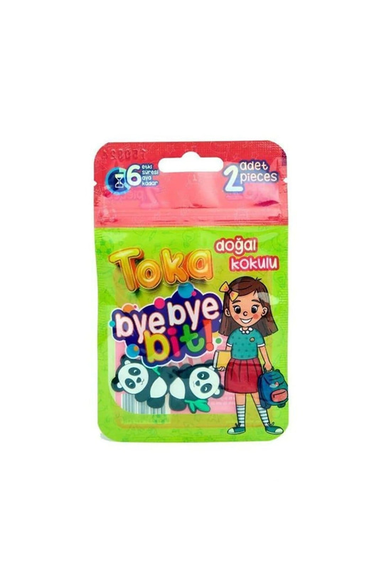 Bye Bye Bit Doğal Kokulu Çıtçıt Bit Tokası 2'li