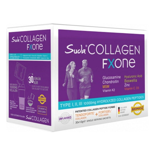Suda Collagen Fxone Aromasız 12 gr x 30 Saşe