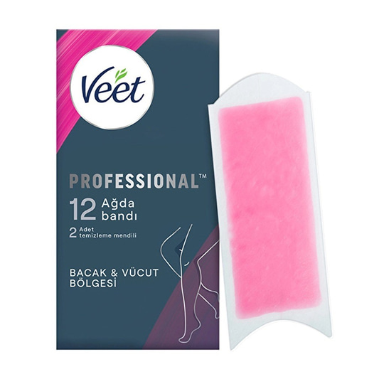 Veet Professional Ağda Bandı Normal 12'li