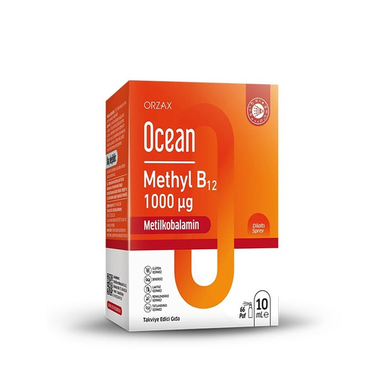 Orzax Ocean Methyl B12 1000 Mcg Sprey 5 ml