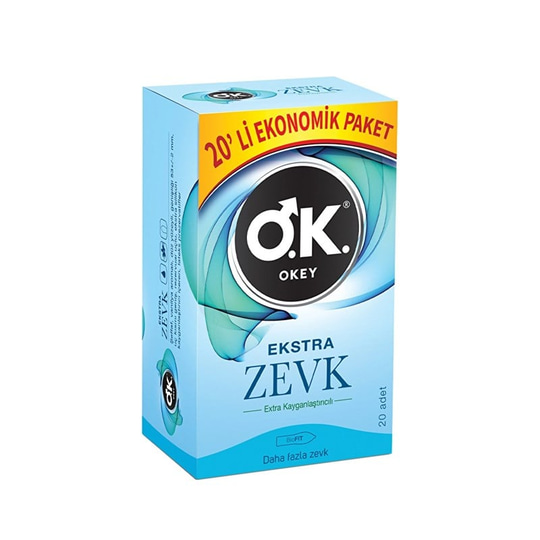 Okey Prezervatif Ekstra Zevk 20'Li