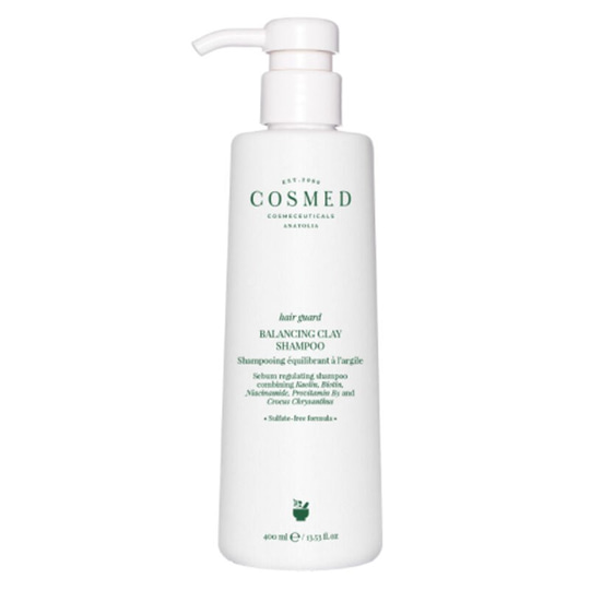 Cosmed Hair Guard Balancing Clay Shampoo - İnce Telli ve Yağlı Saçlar için Sülfatsız Tuzsuz Kil Şampuanı 400 ml
