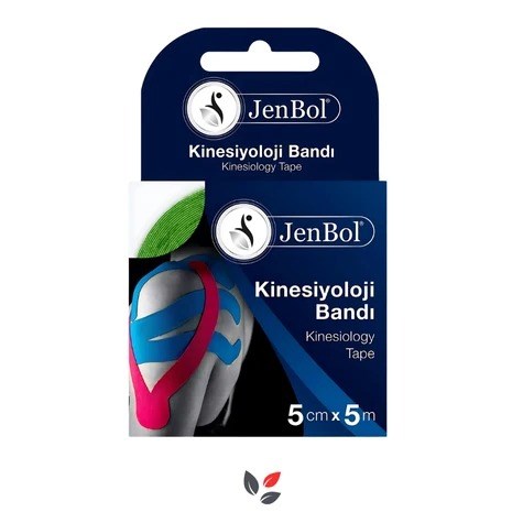 Jenbol Kinesiology Tape Ağrı Bandı 5 cm x 5 m - Yeşil