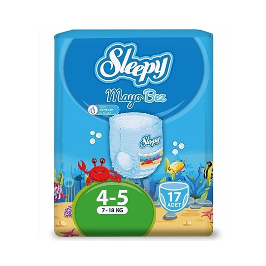Sleepy Mayo Külot Bez 4-5 Numara XL 17 Adet