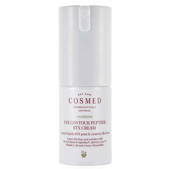 Cosmed Revolution Eye Contour Peptide BTX Cream - Yaşlanma ve Kırışıklık Karşıtı Peptitli Aydınlatıcı Göz Kremi - Matrixyl 3000 Argireline C Vitamini 15 ml