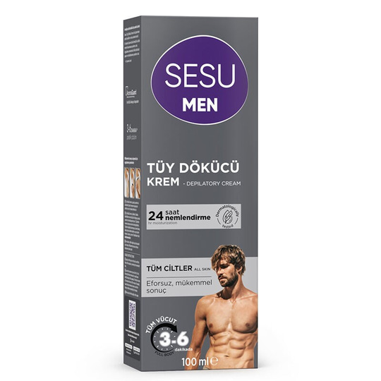 Sesu Tüy Dökücü Krem For Men 100 ml