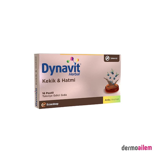 Dynavit Herbal Kekik ve Hatmi 16 Pastil (SKT:01.2026)