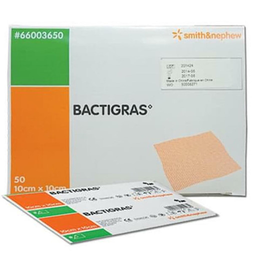 Bactigras Parafinli Gazlı Bez 5 x 5 cm
