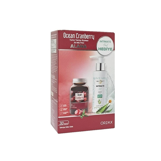 Ocean Cranberry Turna Yemişi Ekstresi 30 Kapsül + Neutracy İntim Jel Hediyeli