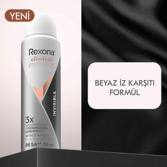 Rexona Clinical Protection Invisible Kadın Deodorant 150 ml
