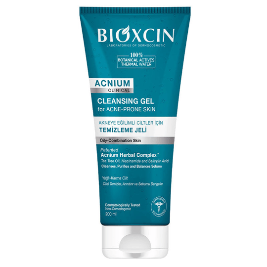 Bioxcin Acnium Yüz Yıkama Jeli Sebium Dengeleyici 200 ml