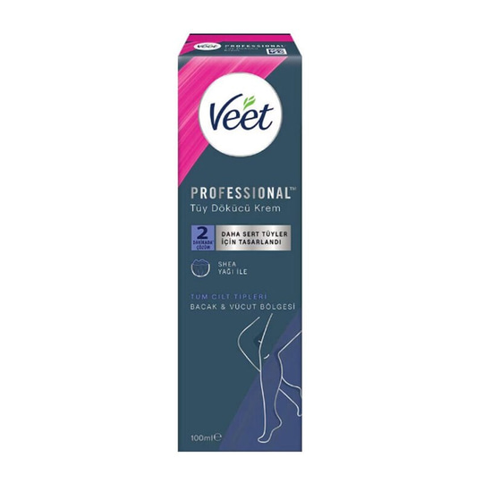Veet Bacak ve Vücut Bölgesi İçin Professional Tüy Dökücü Krem 100 ml