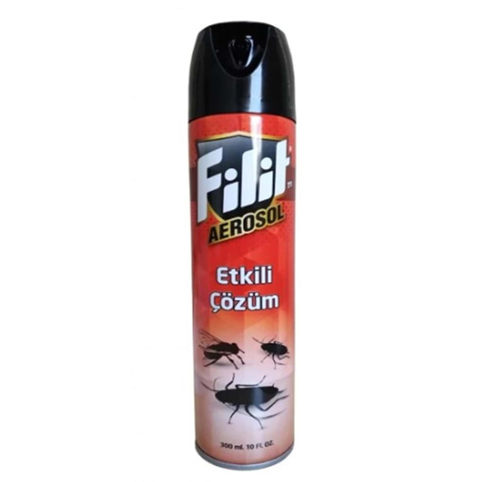 Filit Aerosol Hamamböceği Ve Karasineklere Karşı Etkili Çözüm 300 Ml