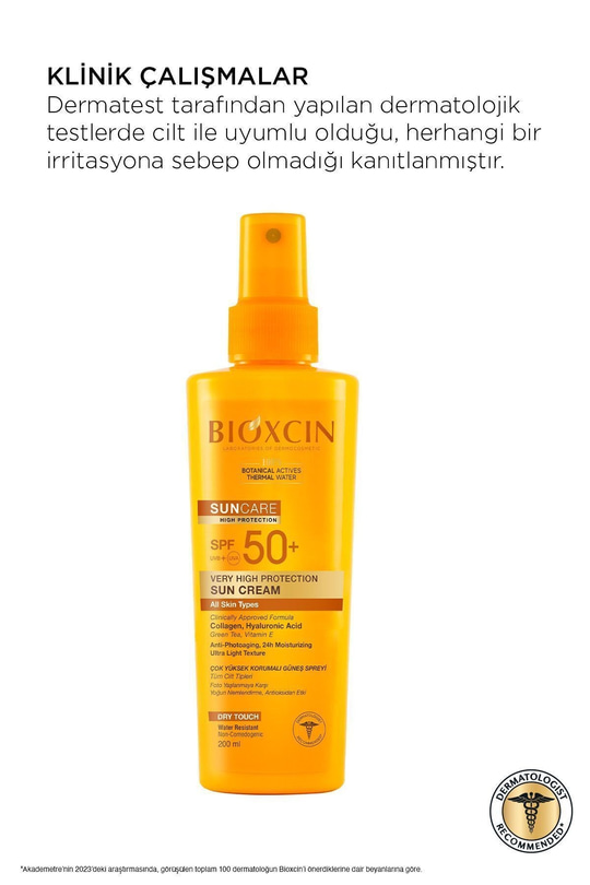Bioxcin Sun Care Sprey SPF50 200 ml