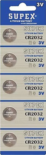 Supex CR2032 3V Lithium Pil 5'li