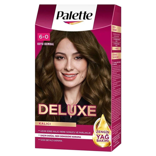Palette Deluxe Saç Boyası 6-0 Koyu Kumral