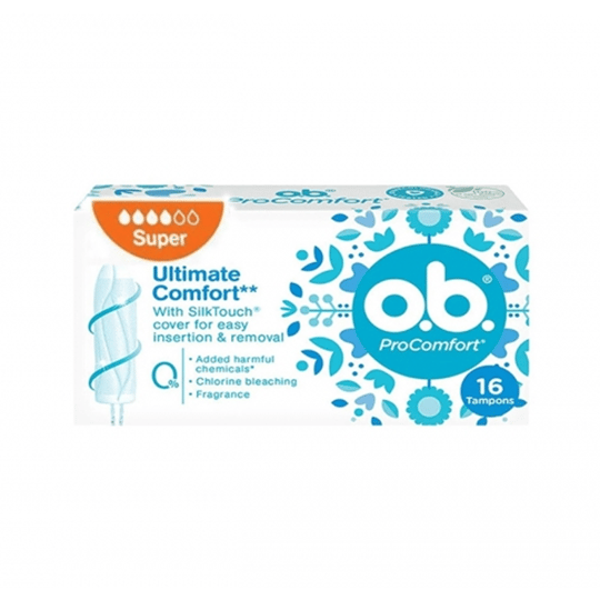 O.B. ProComfort Tampon Süper 16'lı