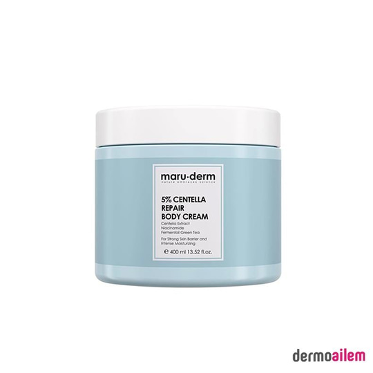 Maruderm Vücut Kremi | %5 Centella Onarıcı Vücut Kremi 400 ML