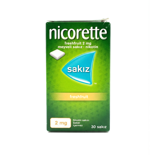 Nicorette Fresh Meyve 2 mg 30 lu Sakız Nikotin