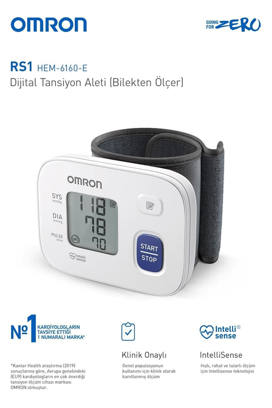 Omron RS1 Bilek Tipi Dijital Tansiyon Aleti
