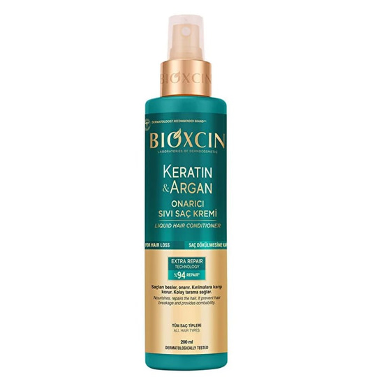 Bioxcin Keratin Argan Onarıcı Saç Kremi 200 ml