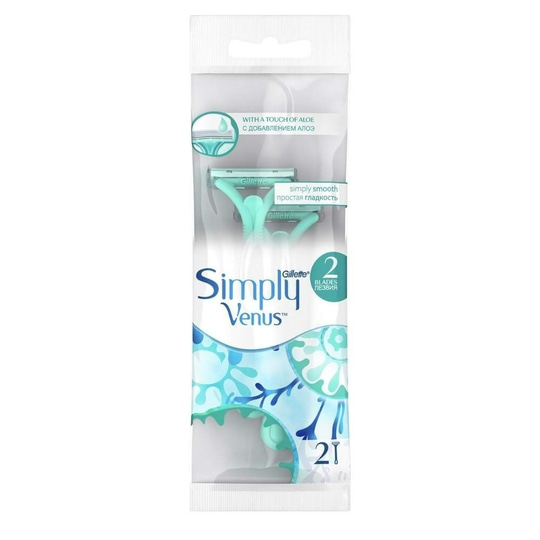 Gillette Simply Venus 2 Kullan At Kadın Tıraş Bıçağı 2'li