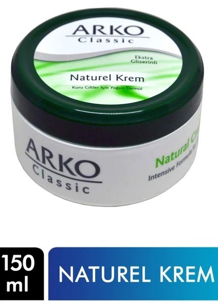 Arko Classic Naturel Krem 150 ml