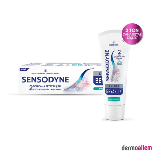 Sensodyne Klinik Beyazlık Güçlü Diş Minesi Macun 75 ML