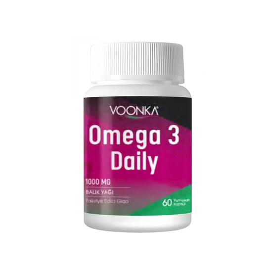 Voonka Omega 3 Daily 60 Yumuşak Kapsül