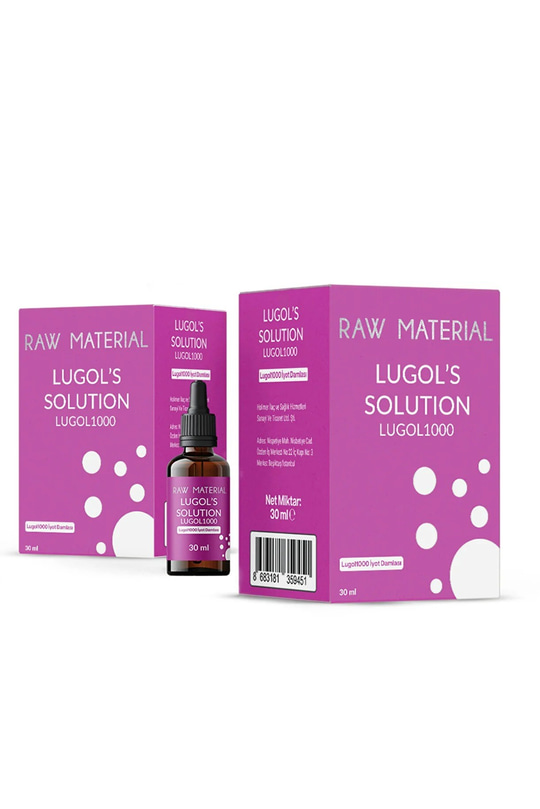 Raw Material Lugol1000 İyot Çözelti 30 ml