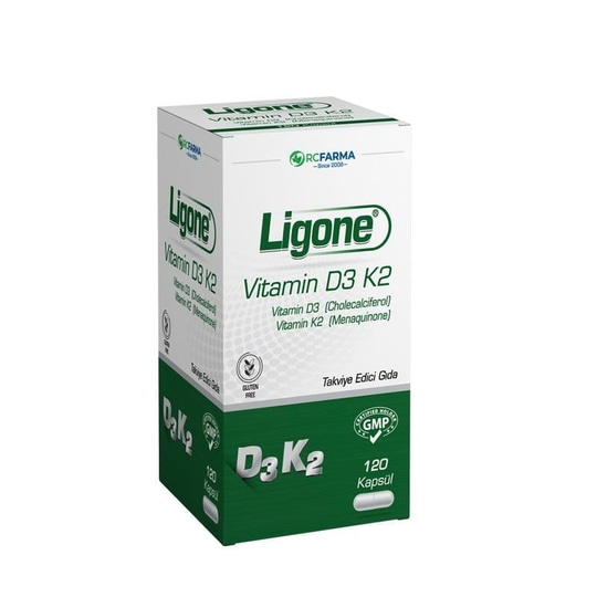 Ligone Vitamin D3 K2 120 Kapsül