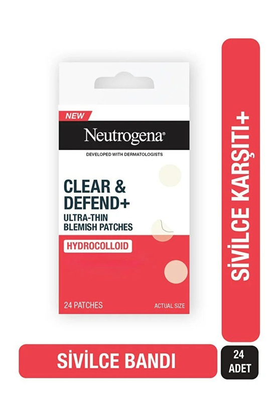 Neutrogena Ultra Thin Blemish Patch Sivilce Bandı 24'lü