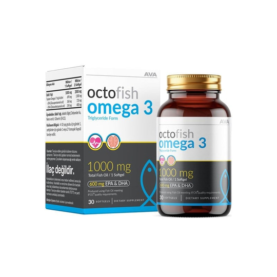 Octofish Omega-3 İçeren Takviye Edici Gıda 30 Softjel