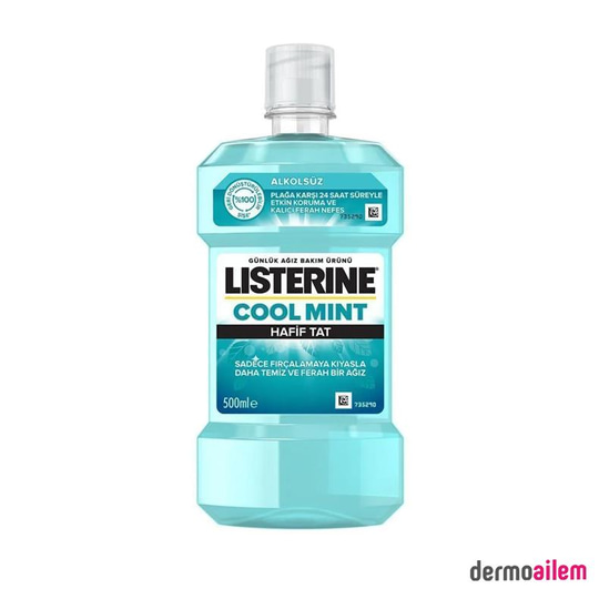 Listerine Cool Mint Hafif Tat 500 ml Gargara