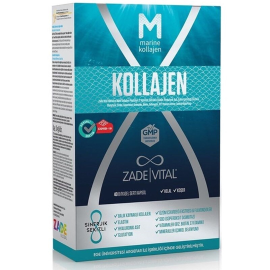 Zade Vital Marine Collagen 40 Kapsül