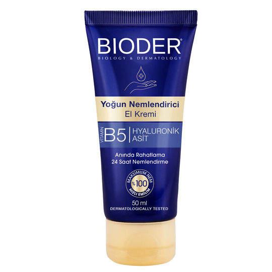 Bioder Yoğun Nemlendiricili El Kremi 50 ml