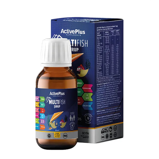 Active Plus Multifish 150 ml Şurup