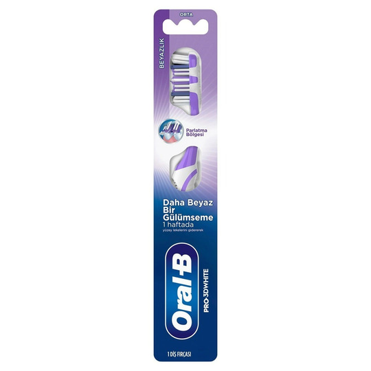 Oral-B Pro-3D White Diş Fırçası - Orta