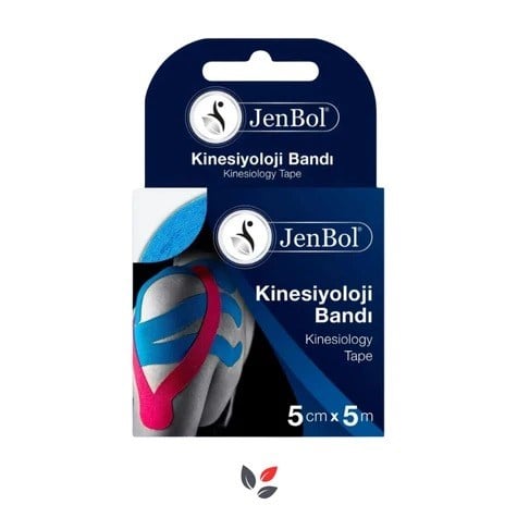 Jenbol Kinesiology Tape Ağrı Bandı 5 cm x 5 m - Mavi