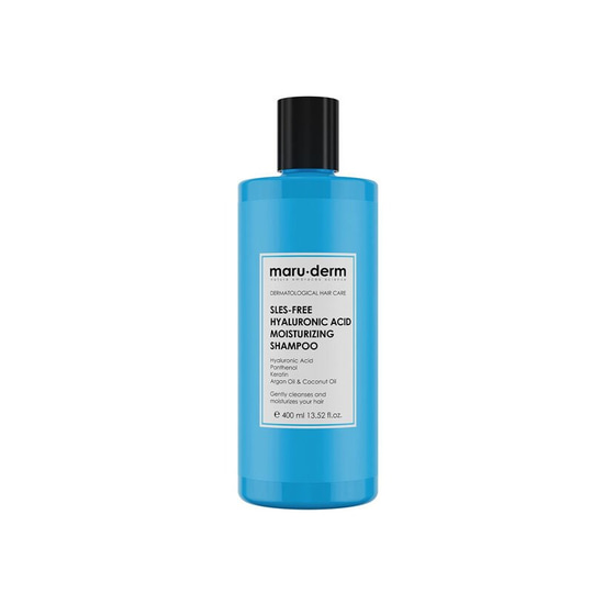 Maruderm SLES-Free Hyalüronik Asit Nemlendirici Şampuan 400 ML | Tüm Saç Tipleri | Sülfatsız,Tuzsuz,Vegan Şampuan
