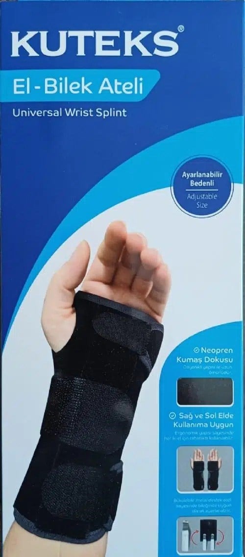 Kuteks El Bilek Ateli Neopren - Baş Parmak Desteksiz Çift Taraflı